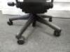 Herman Miller Aeron Ergonomic Adjustable Mesh Office Chair in Graphite Grey with Adjustable Arm Rests & Leather Padded Arm Caps, Size B. - 4