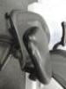 Herman Miller Aeron Ergonomic Adjustable Mesh Office Chair in Graphite Grey with Adjustable Arm Rests & Leather Padded Arm Caps, Size B. - 3