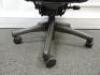 Herman Miller Aeron Ergonomic Adjustable Mesh Office Chair in Graphite Grey with Adjustable Arm Rests & Leather Padded Arm Caps, Size B. - 4