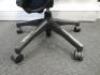 Herman Miller Aeron Ergonomic Adjustable Mesh Office Chair in Graphite Grey with Adjustable Arm Rests & Leather Padded Arm Caps, Size B. - 4