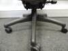Herman Miller Aeron Ergonomic Adjustable Mesh Office Chair in Graphite Grey with Adjustable Arm Rests & Leather Padded Arm Caps, Size B. - 4