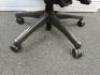 Herman Miller Aeron Ergonomic Adjustable Mesh Office Chair in Graphite Grey with Adjustable Arm Rests & Leather Padded Arm Caps, Size B. - 4