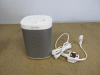 Sonos Wireless Speaker in White, Model PLAY 1.Comes with Power Supply.