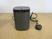 Sonos Wireless Speaker in Black, Model PLAY 1.Comes with Power Supply.