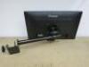 iiYAMA 24" Prolite Monitor, Model E2483HS with Adjustable Monitor Desk Mount. - 5
