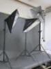 3 x Pixapro Professional Studio Lighting Kit to Include: 2 x Pixapro 135W Studio Lights with Tripod Stands & 1 x Pixapro 135W Studio Light with Tripod & Boom Stand. Comes with Neewer Carry Bag. - 7