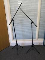 Pair of Stagg Microphone Stands.