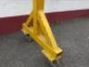 A Frame Adjustable 3Ton Gantry on Wheels. Size H226 x W230cm. NOTE: included on test certificate from company. - 3