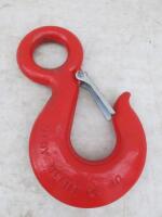 Alloy 11Ton WLL 11T Lifting Eye Hook. NOTE: included on test certificate from company.