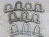 10 x 5-6" Steel D Shackles.