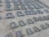 Approx 50 x Assorted Steel Shackles (1-2") & 2 Lengths of Chain. - 4