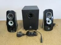 Logitech Speaker System Z323 to Include: Subwoofer & 2 Speakers.