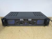 Skytec SPL EQ-Series 1000w 2 Channel DJ Amplifier.