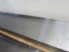 Stainless Steel Shelves with Brackets. Sizes to Include - 78cm x 2, 90cm x 2, 100cm x 1, 150cm x 2, 210cm x 1.   - 8