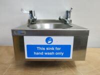 Stainless Steel Basix Hand Wash Sink with Lever Taps.