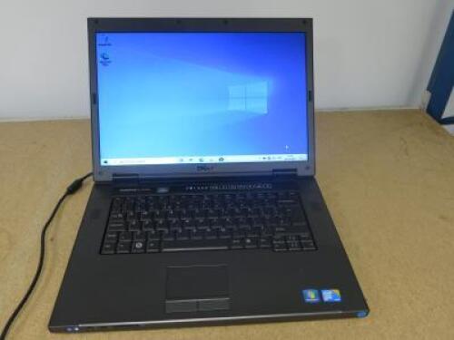 Dell 15" Laptop, Model Vostro 1520. Running Windows 10 Home, Intel Core 2 DUO CPU T6670 @ 2.20Ghz, 2GB RAM, 283GB HDD. Comes with Power Supply. Note: password is: password & security questions are london