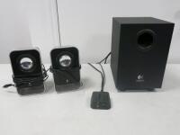 Logitech LS21 2.1 Stereo Speaker Sound System, Model LS21