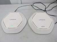 Pair of Linksys Business Pro Series Wireless-AC Dual Band Access Point, Model LAPAC2600. Comes with 2 x Power Supplies.