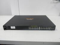 HP Enterprise Aruba 2530-24G PoE+ Switch, Model J9773A