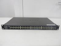 Netgear Pro Safe 52 Port Gigabit Stackable Smart Switch with 10G Uplinks, Model GS752TXS