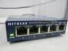 3 x Netgear Pro Safe Switches to Include: 1 x 16 Port Gigabit Switch, Model GS116 & 2 x 5 Port Gigabit Switch Model GS105.Comes with 3 x Power Supplies. - 4