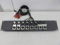 6 x Channel Input Rackmount Panel.