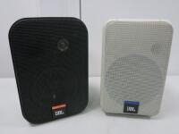 Pair of JBL Professional Loudspeakers to Include: 1 x Control 1 Xtreme (In Black) & 1 x Control (In White).