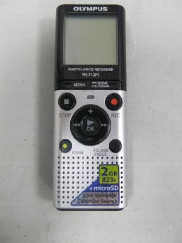 Olympus Digital Voice Recorder, Model VN-712PC.