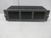 Panorama DTV MON3 Triple 4.3" Widescreen Analog/SDI Video Monitor, S/N 19683.