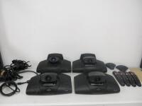 Lot of Polycom Camera Equipment to Include: 4 x Polycom Viewstation, Model PVS-16XX, 4 x Remotes, 2 x Mic Pods & 3 x Power Supplies.