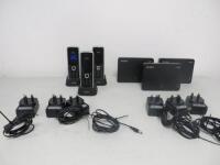 3 x Yealink Cordless IP Dect Phones, Model W52P. Comes with 3 x Hand Sets, 3 x Base Stations & 6 x Power Supplies.