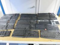 17 x Assorted Wired Keyboards ( As Viewed/Pictured).