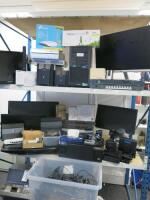 Large Selection of Assorted IT Items for Spares or Repair to Include:PC's, Monitors, Switches, Extenders, Battery Back Ups, Routers,Phones, Cameras, DVD Writer, Video Distributors& Others (As Viewed/Pictured). 