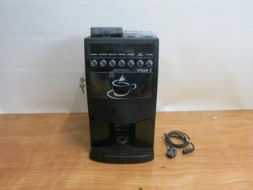 AZKOYEN Bean To Cup Espresso Machine, Model Vitale S Negra Espresso, S/N 10204190. Comes with Key.