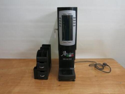 Matrix High Tower Instant Coffee Machine, Model MAG. Comes with Key & Condiment Station.