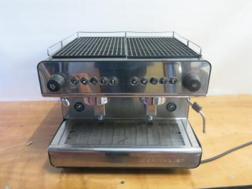 Iberital 2 Grp Coffee Machine, Model IB7 Compact, S/N 43577.NOTE: requires filter holder.