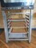 Unox Arianna 4 Grid Convection Oven, Model XFT130. Comes with 8 Rack Stainless Steel Stand and 10 Aluminium Trays. - 5