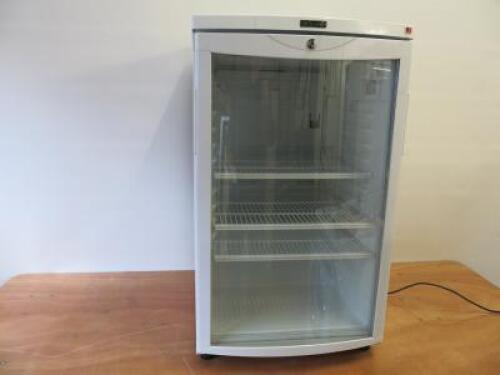 Blizzard Undercounter Illuminated Glass Door Display Cooler, Model BZ-BC105-MK11. Size H85cm x W50cm x D60cm