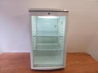 Unbranded Undercounter Illuminated Glass Door Display Cooler, Model SC105W. Size H85cm x W50cm x D60cm