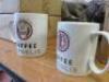 72 x Branded Coffee Republic Mugs to Include: 30 x Large & 42 Medium. NOTE: crates not included. - 6