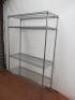 Metro Wire Stainless Steel 4 Tier Static Shelving Bay, Size H188cm x W120cm x D45cm. - 3