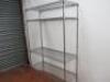 Metro Wire Stainless Steel 4 Tier Static Shelving Bay, Size H188cm x W120cm x D45cm. - 5