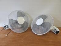 Pair of CED 16" Wall Pull Cord 3 Speed Fan, Model SWF16