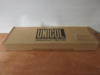 Boxed/New Unicol Pozimount Universal Flat Large TV Wall Bracket, Model PZX. Capacity 33"-70" TV.