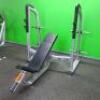 Precor Discovery Series, Olympic Incline Bench, S/N CWB068003. - 2