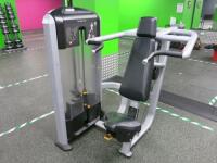 Precor Shoulder Press Weight Machine, Discovery Selectorized Strength Line, S/N CW35323-103.