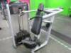 Precor Shoulder Press Weight Machine, Discovery Selectorized Strength Line, S/N CW35323-103. - 2