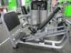 Precor Seated Leg Press Weight Machine, Discovery Selectorized Strength Line, S/N CW35326-103. - 2