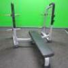 Precor Discovery Series, Olympic Flat Bench, S/N CWB098003. - 2