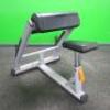 Precor Discovery Series, Olympic Seated Preacher Curl Bench, S/N CWB248003. - 5